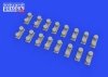 Eduard 653010 WWII USN battleship bollards PRINT 1/350